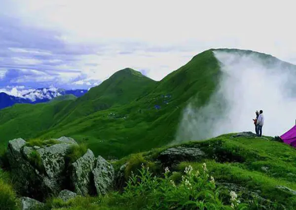 Mountain landscapes in Uttarakhand